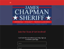 Tablet Screenshot of chapman4sheriff.com